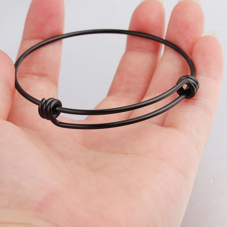 100% Stainless Steel Expandable Bangles &amp; Bracelets For Women Adjustable Cuff Bangle 10pcs/lot