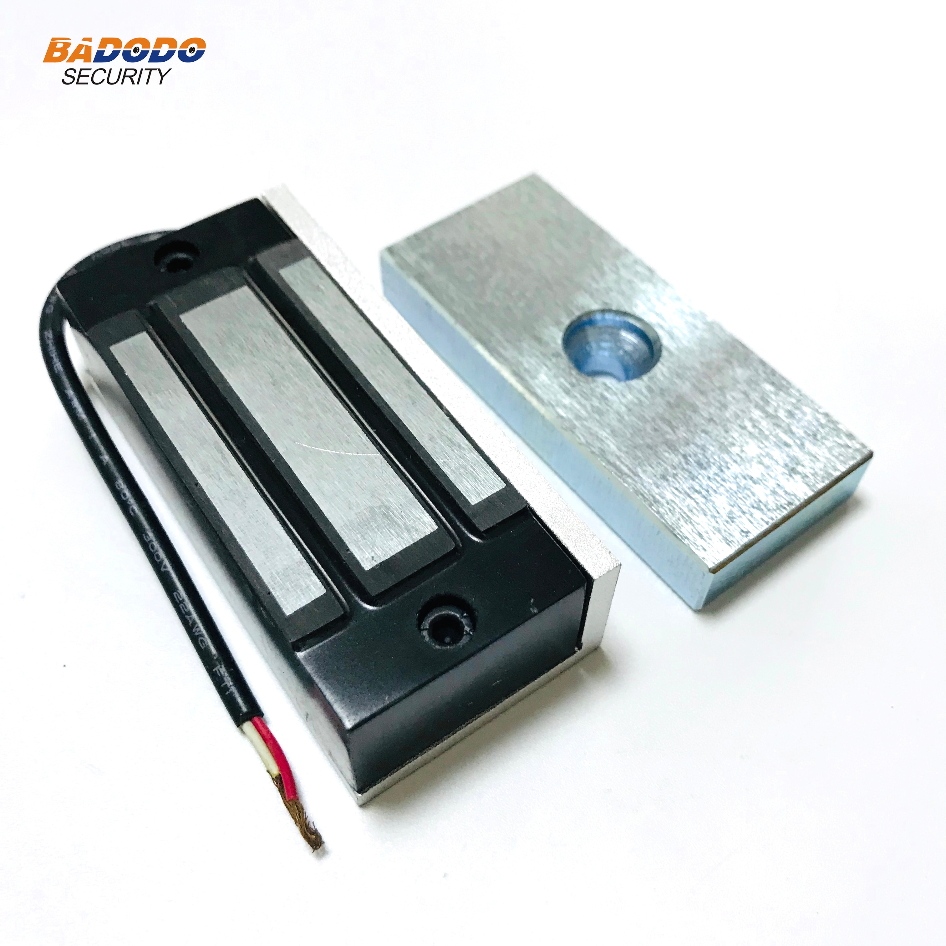 DC12V /24V electromagnetic lock magnetic lock 60Kg/100Lbs holding force for showcase cabinet door frameless glass door