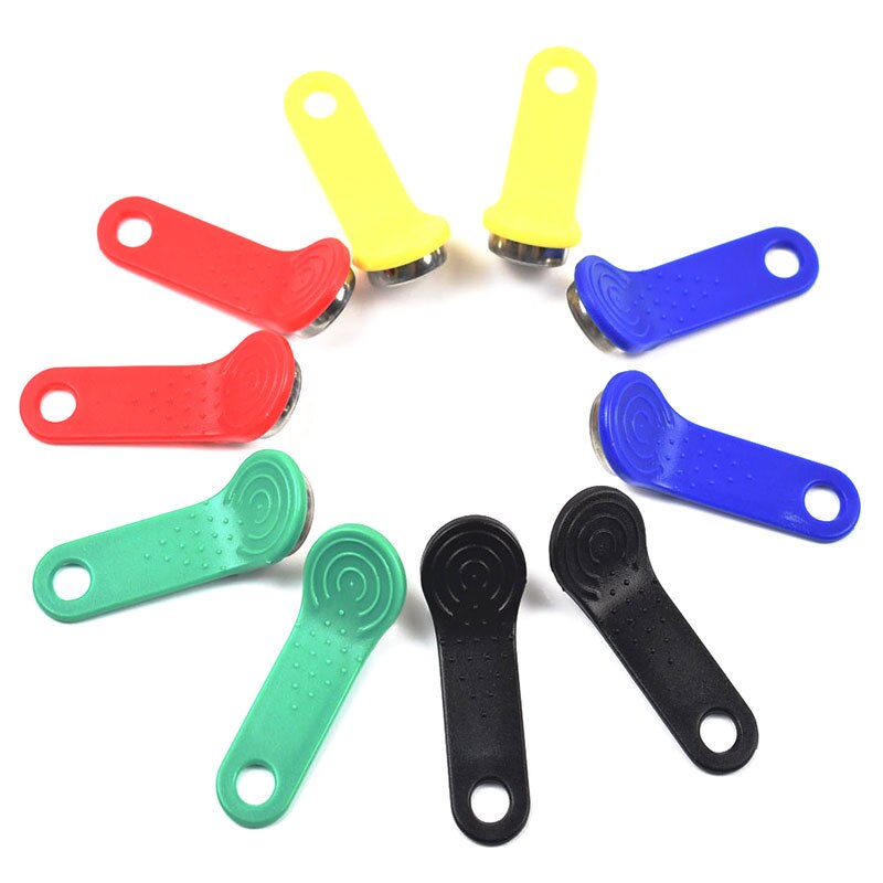 100pcs Rewritable RFID Touch Memory Key RW1990 IButton Copy Card Sauna Key