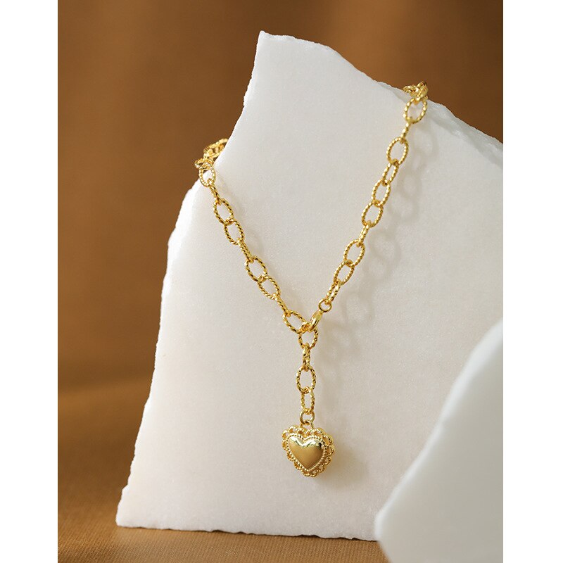 925 puur zilveren enkelbandjes temperament persoonlijkheid wilde zilveren ketting decoratie liefde xinxin vorm ketting vrouwelijke enkelbandjes