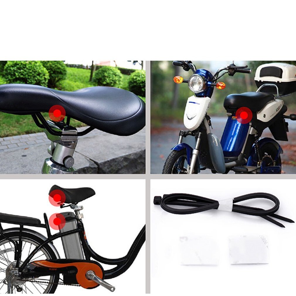 113dB Loud Wireless Remote Control Alarm For Bicycles Anti-theft Adjustable Sensitivity Induction Door/ Window Vibration Alarm