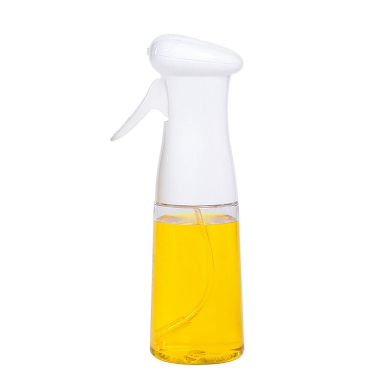 200Ml Olijfolie Spuit Koken Bakken Azijn Mist Spuit Dispenser Fles Voor Keuken Koken Bbq Grillen: WHITE