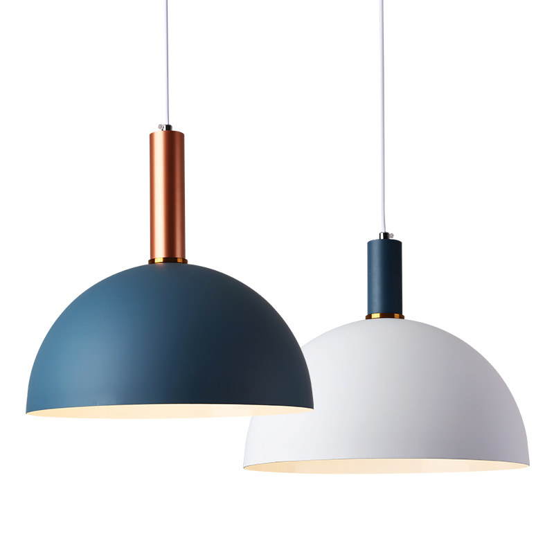 Drie scandinavische kroonluchters restaurantlamp led moderne minimalistische barlamp aluminium industriële wind