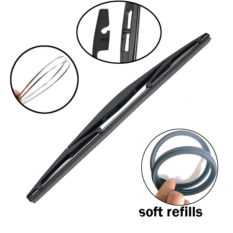 Erick's Wiper 12" Rear Wiper Blade For Mitsubishi Grandis 2003 - Windshield Windscreen Rear Window