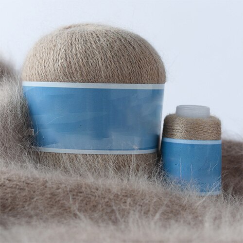 50g + 20g Zachte Nertsen Fluwelen Wol Garen voor Hand Breien Luxe Lange Pluche Wol Kasjmier haak Garen Voor Fall Winter