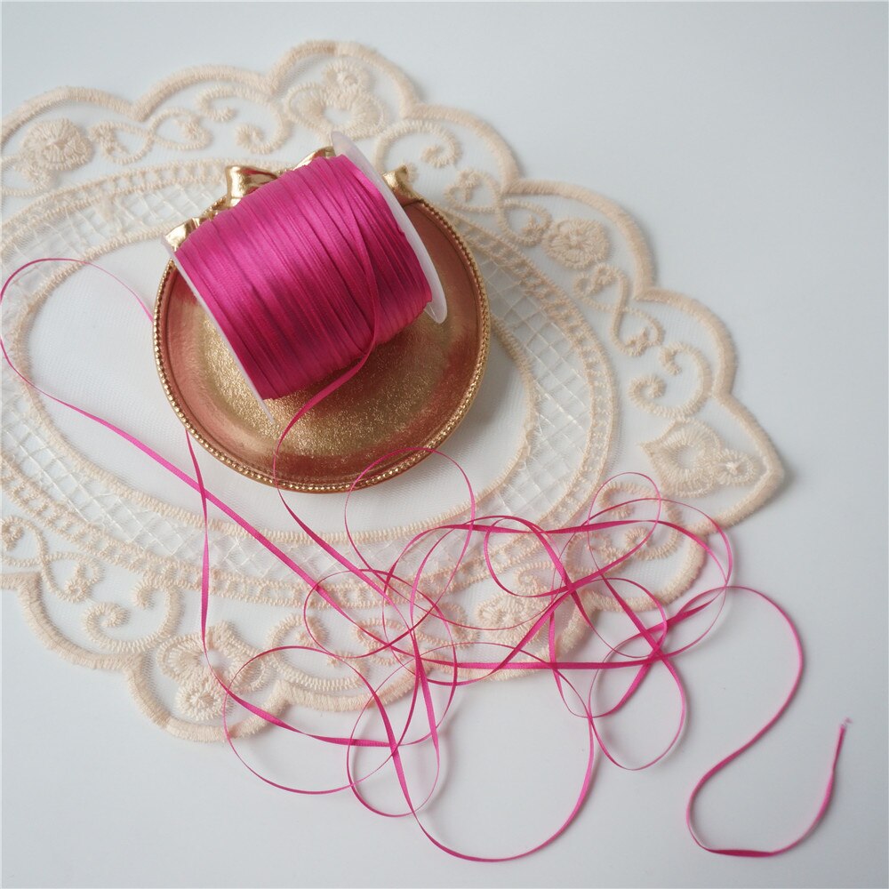 2mm colores 100% pura seda bordado cinta hilo de cinta de satén de seda ancho de 2mm hecho a mano teñido a mano seda arte trabajo: 2119