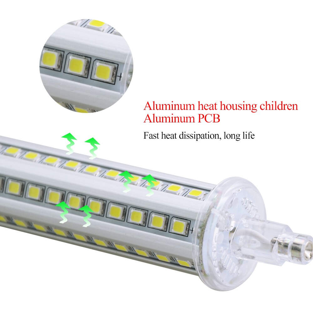 R7S LED Bulb Lamp AC 85-265 Dimmable 5W 10W 15W 20W LED R7S Plug Corn Lamp 78mm 118mm 135mm 189 mm Spot light Replace Halogen