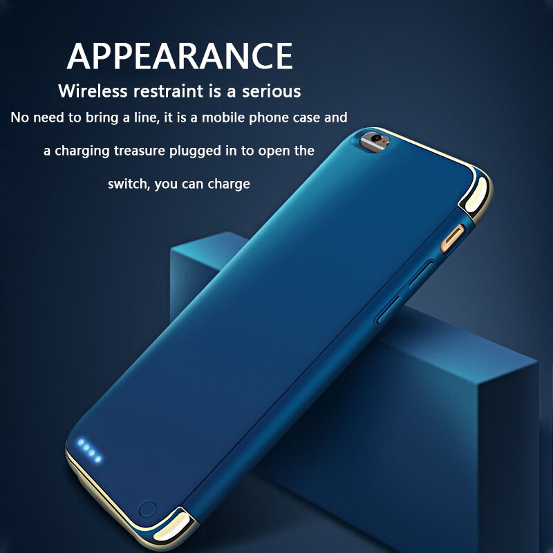 3500/4000mAh Battery Case For iPhone 6 s 6s 7 8 Powerbank Power Bank Charging Case for iphone 6 6s 7 8 plus Battery Charger Case