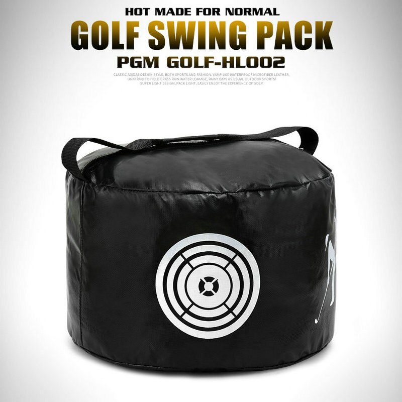 Golf Swing Trainer Bag Golf Power Impact Swing Aid Bag Practice Training Smash Hit Strike Trainer Exercise Package