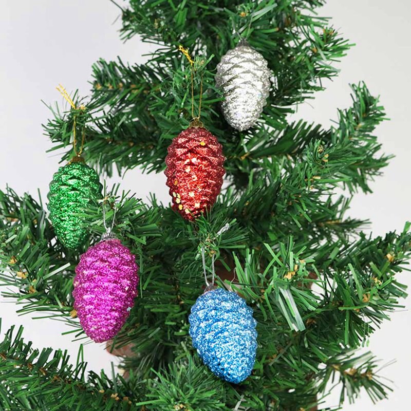 B-Natuurlijke Dennenappels Foto Props Accessoires Kerst Decoratie Boom Toppers Dennenappel Xmas Nieuwjaar DIY Party Decor