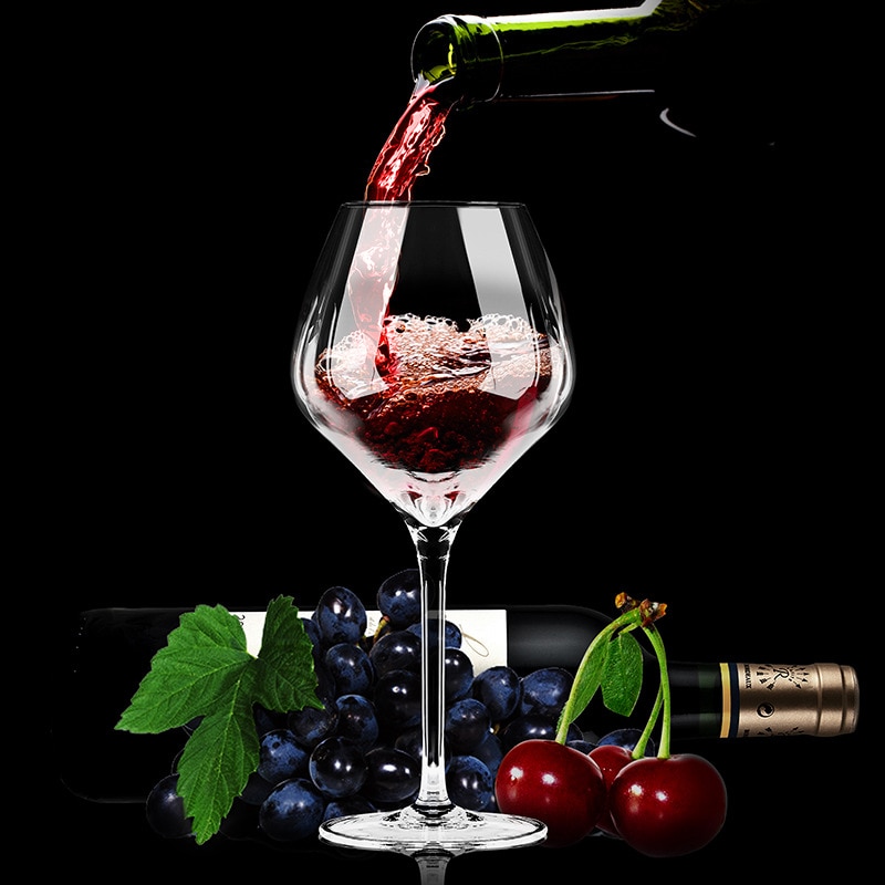 400-600ml vinröda stampor rödvinsprovning vinglas boutique bar vingård familj vinset blyfritt kristallglas handgjord kopp