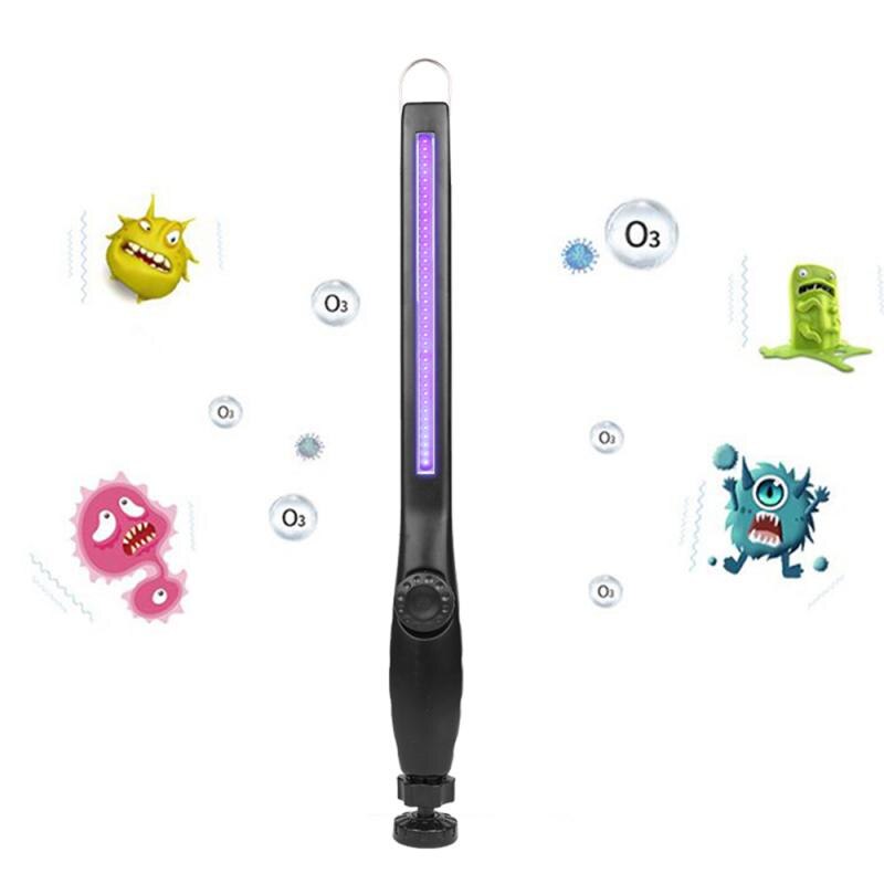 UV-C Light Germicidal Ultraviolet Disinfection Built In Rechargeable Battery 30 LED Beads Handheld Portable Sterilize Tube