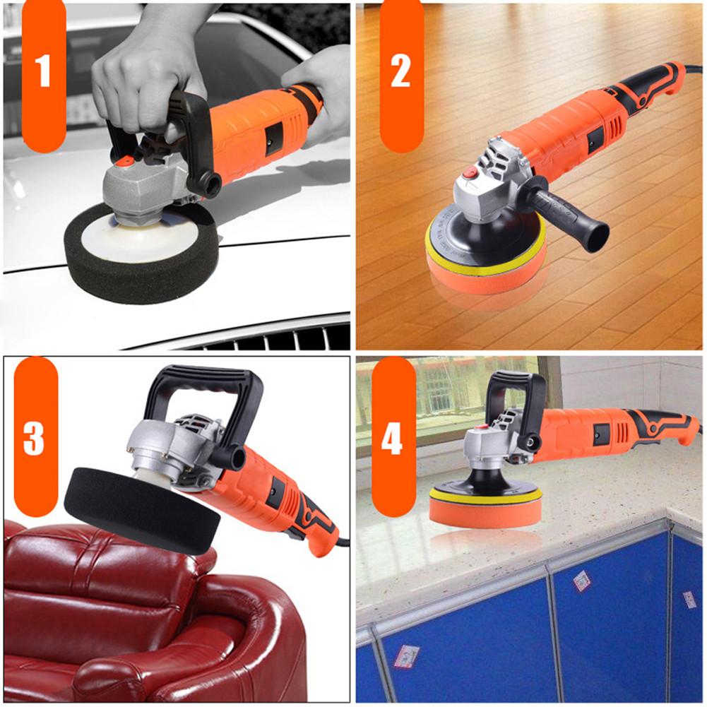 1580W 220V Grinder Mini Polishing Machine Car Polisher Sanding Machine Orbit Polish Adjustable Speed Sanding Waxing Power Tools