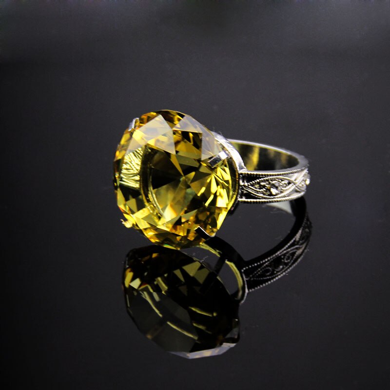 Crystal Glass Diamond Napkin Rings Table Decoration Crafts Wedding Banquet Dinner Party Birthday Home Ornaments 11 Colors: yellow