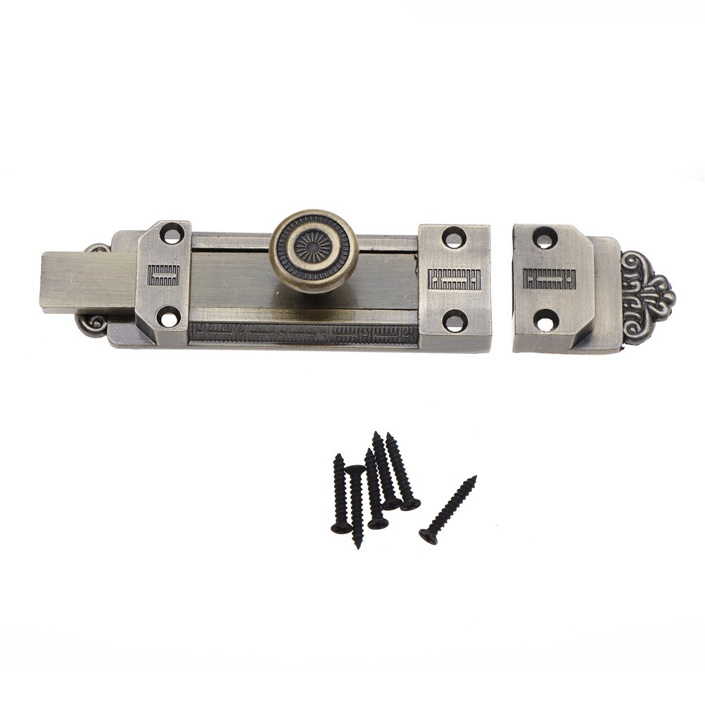 Pestillo de cerradura deslizante de aleación de Zinc para puerta Vintage, Perno de barril, bronce, para muebles