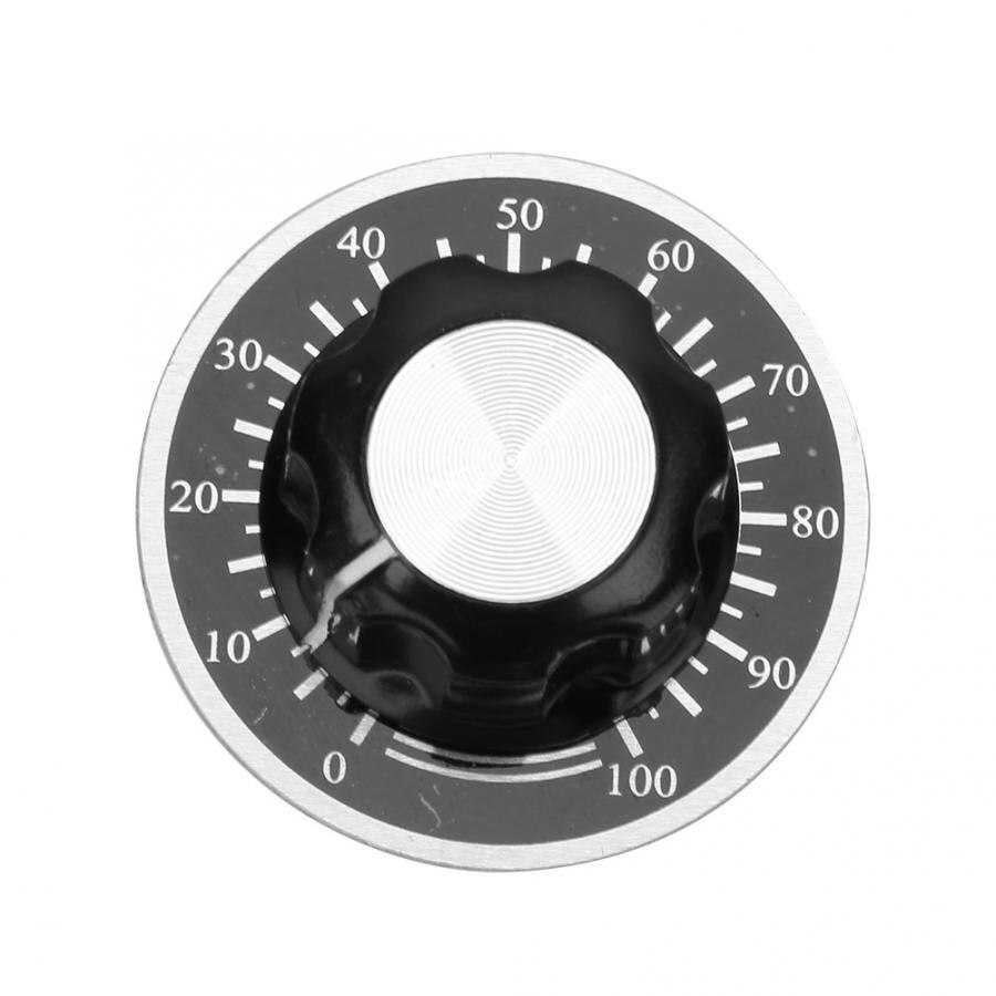 10Pcs Knob Scale Sheet MF-A03 Potentiometer Rotate Control Knobs + 10Pcs 0-100 Dial Scale Plate Sheet