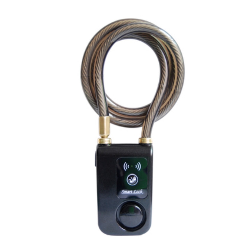 Bluetooth smart lås med alarm cykel smart lås cykel / motorcykel nøglefri lås app kontrol