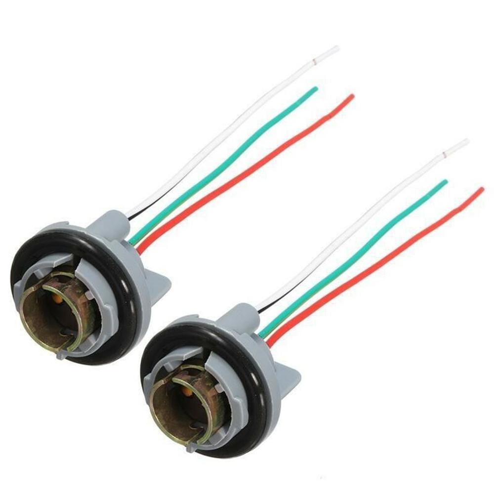 thumbnail image 2 of Tbest Bay15D 1157 Adapter Socket - Iron Core Lamp Holder For Brake Stop Turn Lights 2 of 12