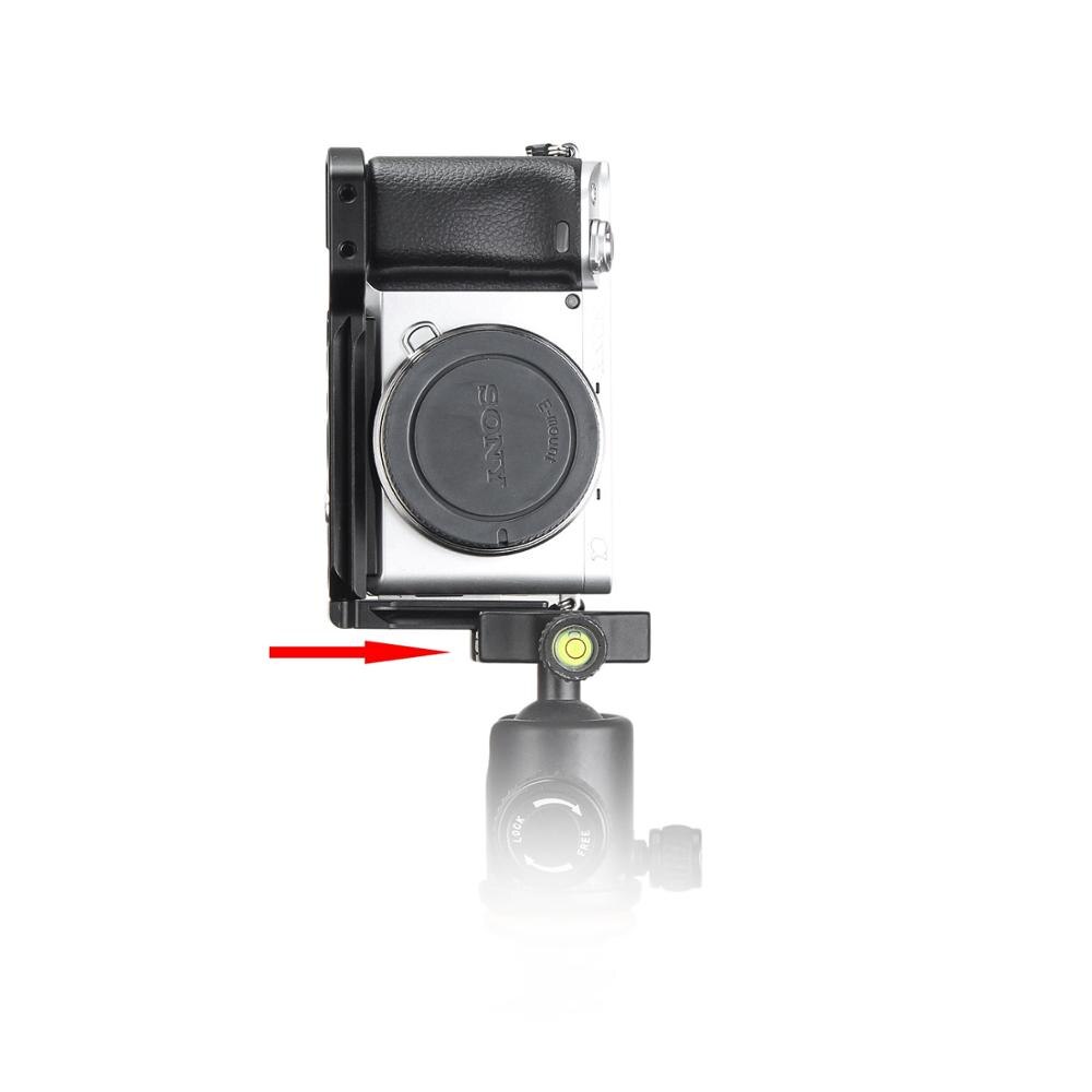 EachRig L-Suporte gaiola câmera Prato de Liberação rápida para Sony a6300, a6400, a6000, com placa Arca-compatíveis com o Tipo de cauda de andorinha
