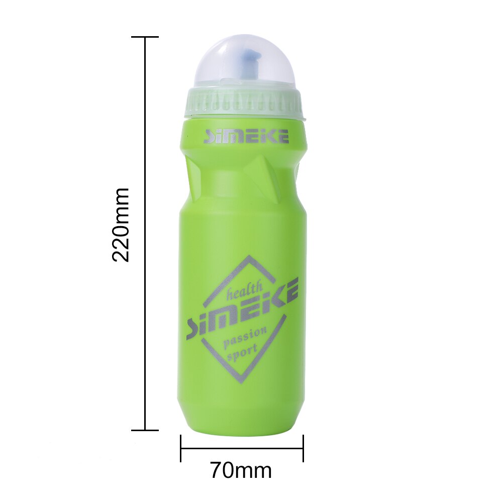650ml MTB borraccia per bicicletta bollitore portatile borraccia per bici ultraleggera bicchieri per acqua tutto'aperto per ciclismo tutto'aperto: verde
