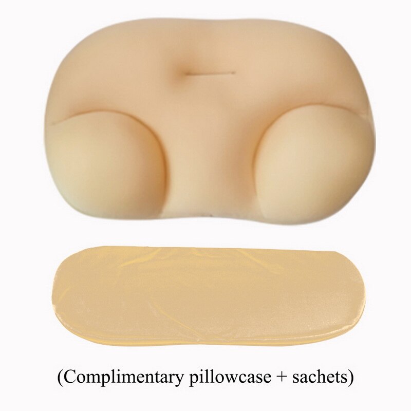 All-round Sleep Pillow Cloud Pillow Neck Support Pillow Butterfly Shaped Ergonomic Pillow Foam Soft Orthopedic Neck Pillow: B-with pillowcase 5