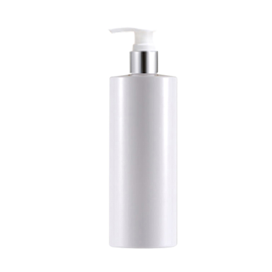500ml bad flytende såpedispenser gjenbrukbar pumpeflaske sjampo balsam dusjsåpe flaske lotion oppbevaringsbeholder: Lysegrå