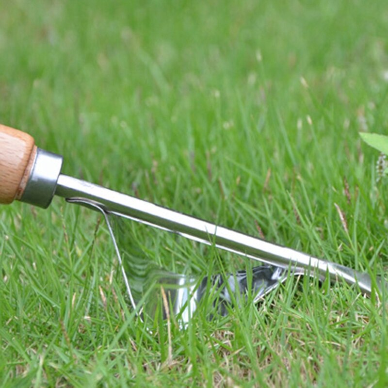 3PCS Gardening Ripper Stainless Steel Root Remover Weeder Root Excavator Seedling Fork Weeding Shovel Tool