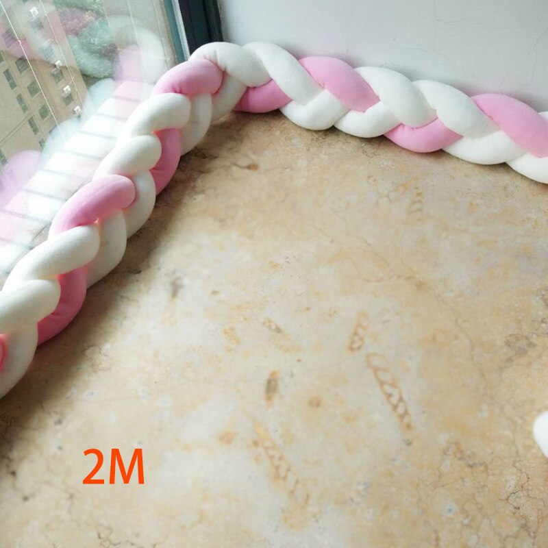 1M/2M Baby Bed Bumper Warm Bumpers in the Crib Kids For Newborn Babe Pillow Cushion Cot Room Infant Knot Things Protector Kids: LTMM043-6