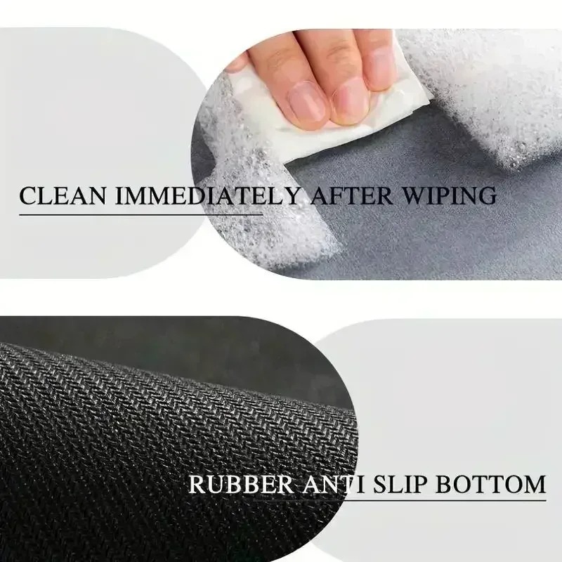 Wood Grains Printed Bathroom Mat, Absorbent Bath Carpets, Toilet Doormat, Floor Rugs, Beside Bathtub, Anti-Slip Pad 40x60