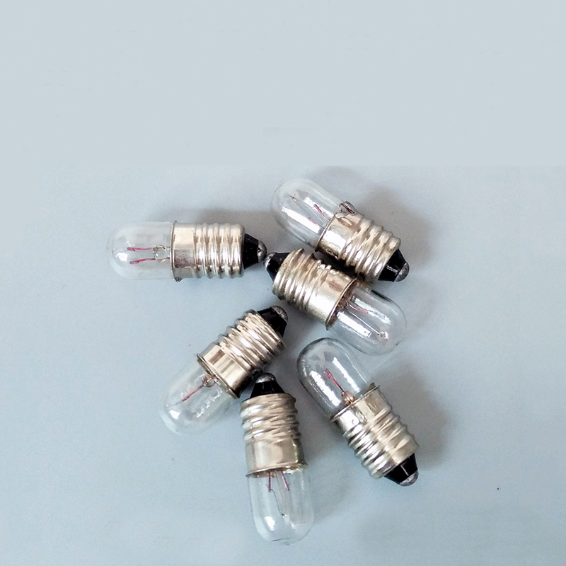 6.3V 12V 24V 30V 36V 2W 3W 5W 0.15A Screw Instrument Signal Indicating Small Bulb Button E10 Switch Light Lamp