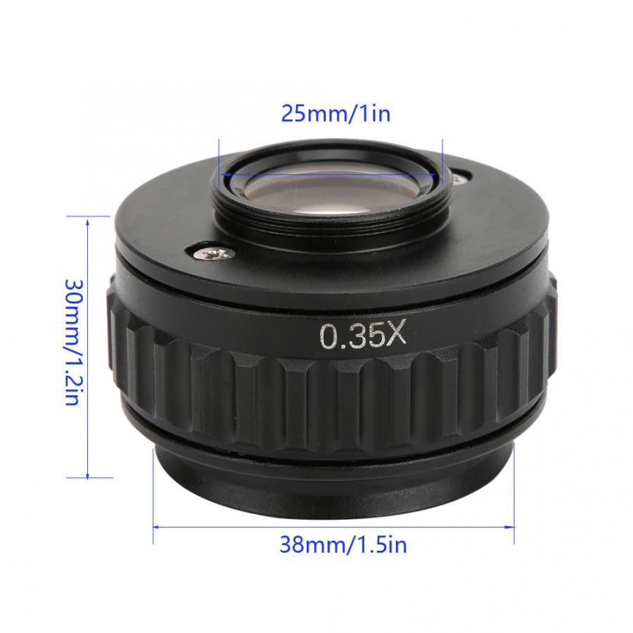 0.35X CTV Microscope Lens Camera Interface Adapters for Trinocular Stereo Microscope
