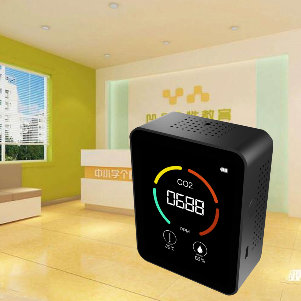 Air Monitor CO2 Carbon Dioxide Detector Greenhouse Warehouse Air Temperature Humidity Monitor Fast Measurement Meter#20