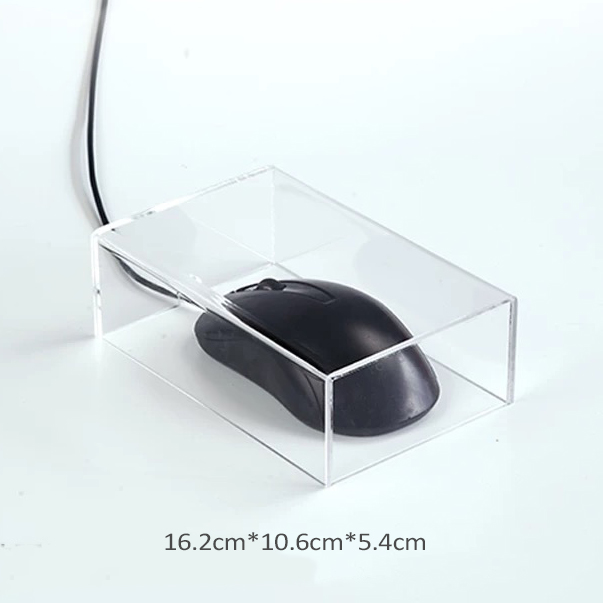 Mechanical Keyboard Dust Cover Acrylic Protecting Shell Bent Compatible With Layout 60 68 87 104 96 WOOTING ROG Azoth IKKI: Cyan