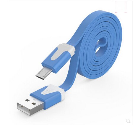 3m 2m 1m 3FT Noodle Flat Micro USB Cable Cables Cord Cords USB Charger V8 Charging Line for An-dr-oid Sa-ms-ung All phone