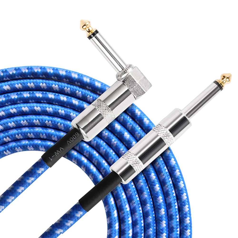 Flanger 3M Instrument Kabel Voor Elektrische Gitaar Rechte Haakse Ts Man 1/4 "6.35Mm Plug