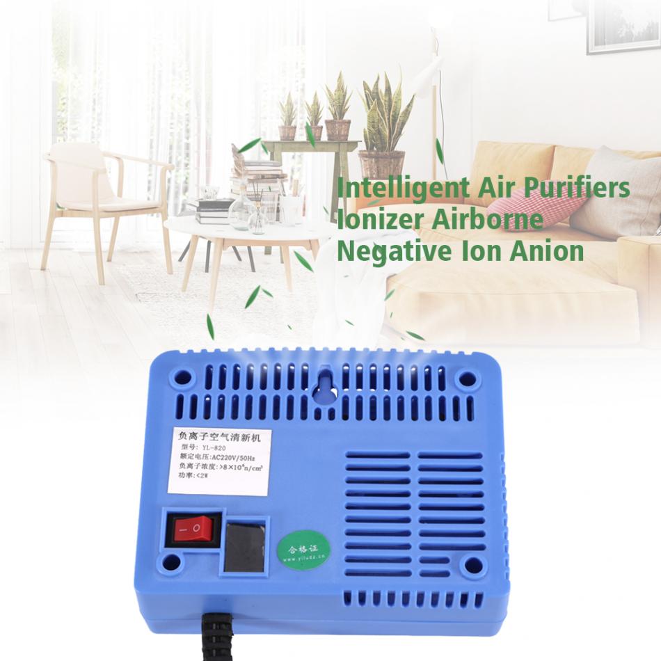 AC220-240V Negative Ionizer Generator Ionizer Air Purifier Remove Smoke Dust Air Purifiers Negative Ion Anion Generator for Home