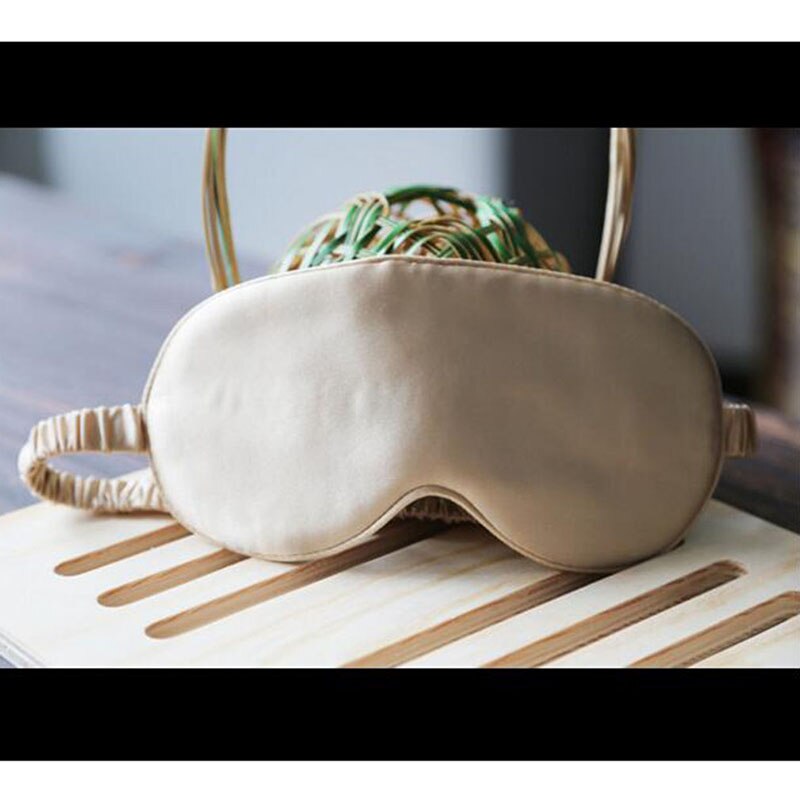 19 antifaz para dormir de seda Mulberry y venda para los ojos con correa elástica cubierta suave para ojos sombra para dormir de noche máscara de ojo de siesta de viaje