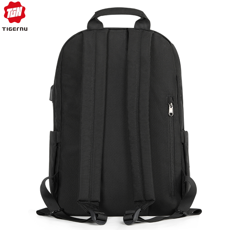 Tigernu moda anti incrustação portátil mochila casual com carregamento usb peso leve mochila feminina saco de bagagem para o estudante do sexo masculino