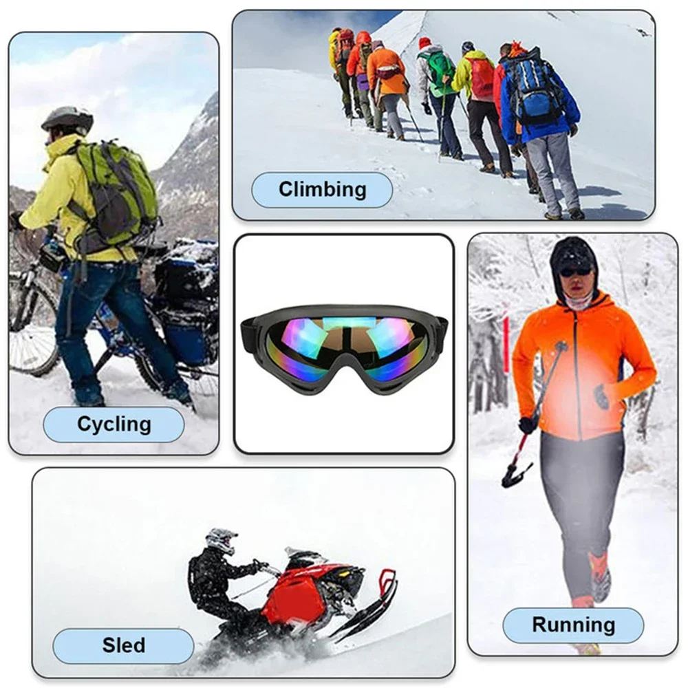 Motorsykkelbriller offroad hjelm beskyttelsesbriller vindtette briller beskyttelsesmasker beskyttelsesbriller skisikkerhet speil hjelmbeskyttelse ski amagi