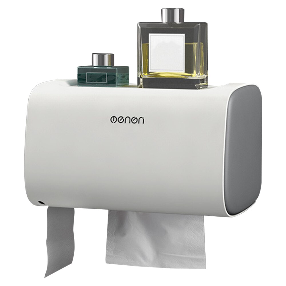 Mengni Paper Towel Dispenser Wall-Mounted Double Door Tissue Box Toilet Tissue Dispenser Kitchen Storage Box Bathroom Product