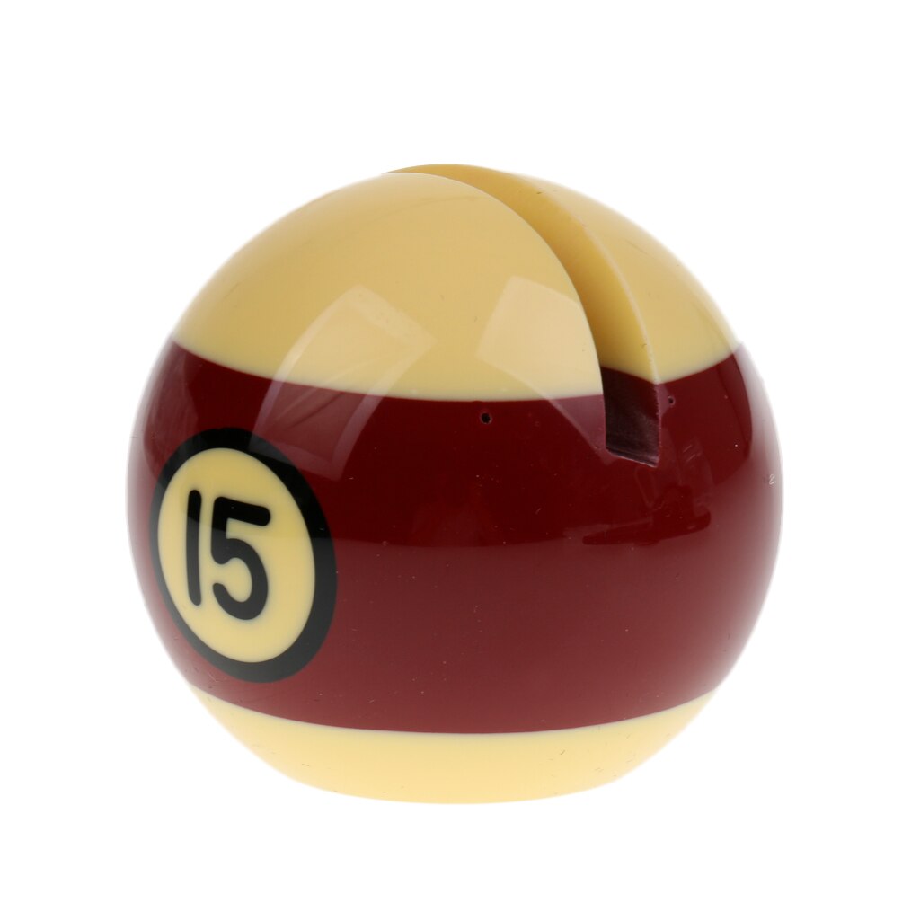 Porta cartão de visita design para bola de bilhar, números aleatórios e cor 57mm