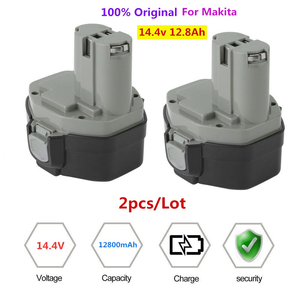 100% Original 14.4V 12800mAh NI-CD Power Tool Battery for MAKITA 14.4V Battery for Makita PA14,1422,1420 192600-1 6281D 6280D