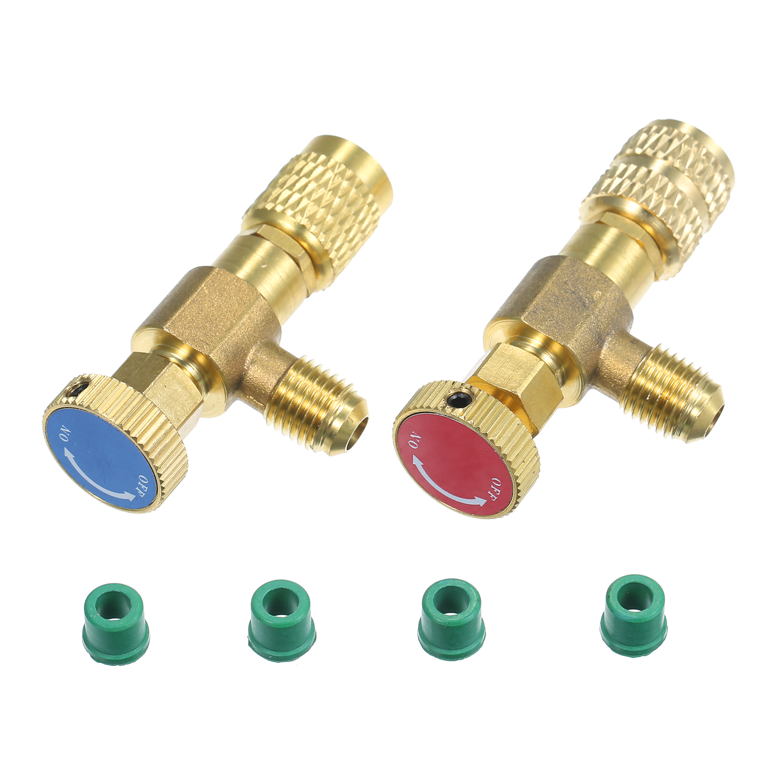 R12 R410 Refrigerant Charging Valve, Air Conditioning Refrigerant Liquid Safety Valve Copper Flow Control Valves Copper