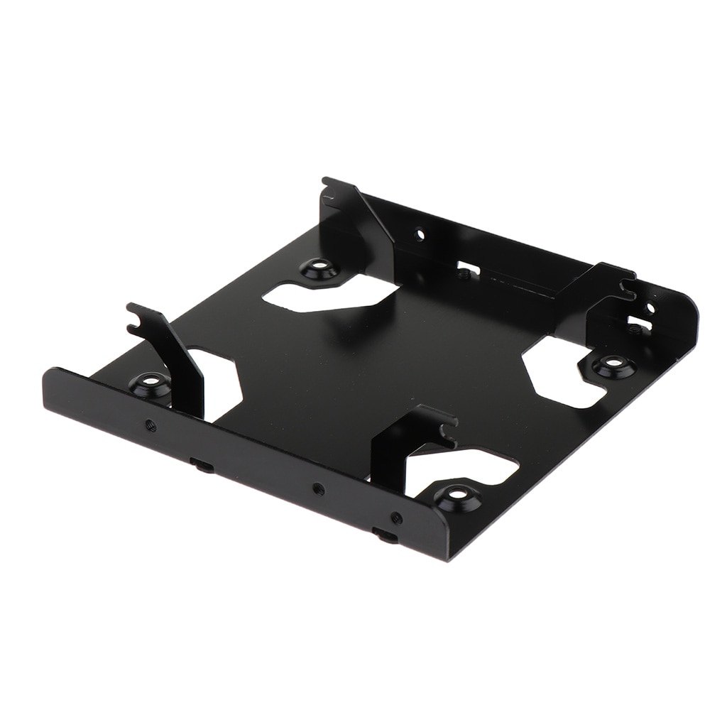 2.5 Inch HDD/SSD to 3.5 Inch Dual Internal Hard Disk Drive Mounting Kit Bracket
