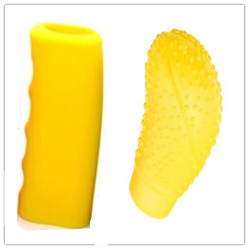 Car rubber Shift Gear Knob Cover Handbrake for Nissan TEANA QASHQAI BLUEBIRD SUNNY TIIDA PALADIN Geniss Juke X-Trail: B-yellow