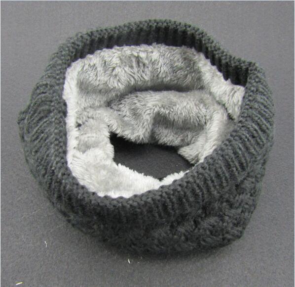 Heiße Neue Winter Schal Damen Schals Warme Dicke Samt Jungen Und Mädchen Baumwolle Schal Mann Und Frauen Comfortbale Schals: Schwarz