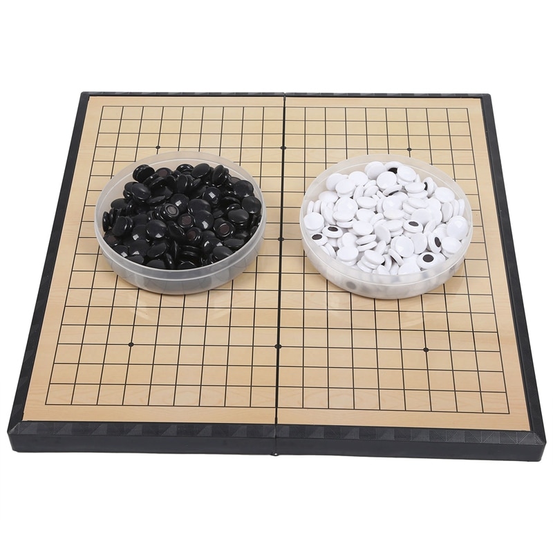 Overdimensioneret magnetisk go foldebræt sæt magnetisk skak gomoku brætspil: Default Title