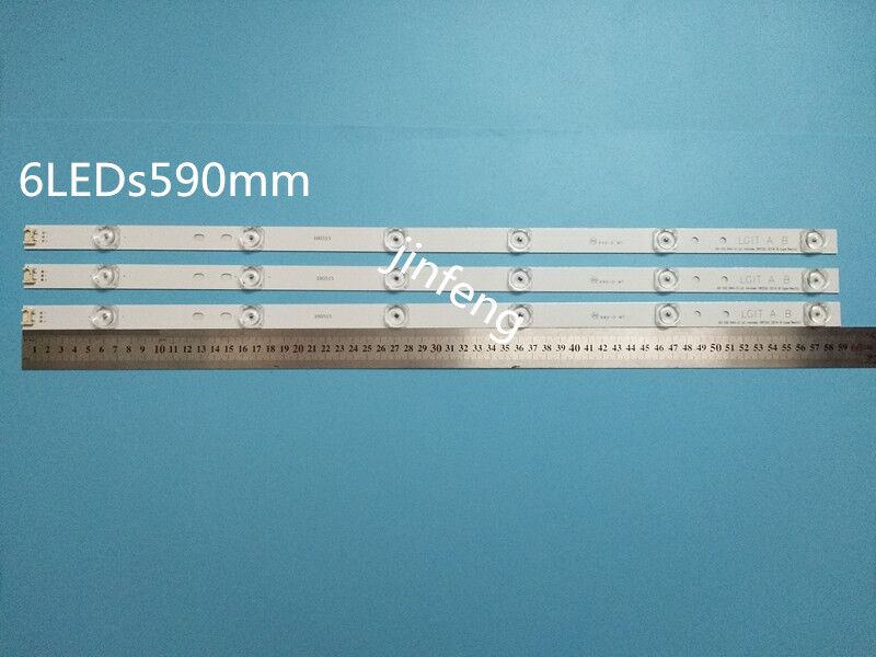 LED TV Illumination Part Replacement For LG 32LB650V-ZE 32LB651B-ZC 32LB652V-ZA LED Bar Backlight Strip Line Ruler DRT3.0 32 A B