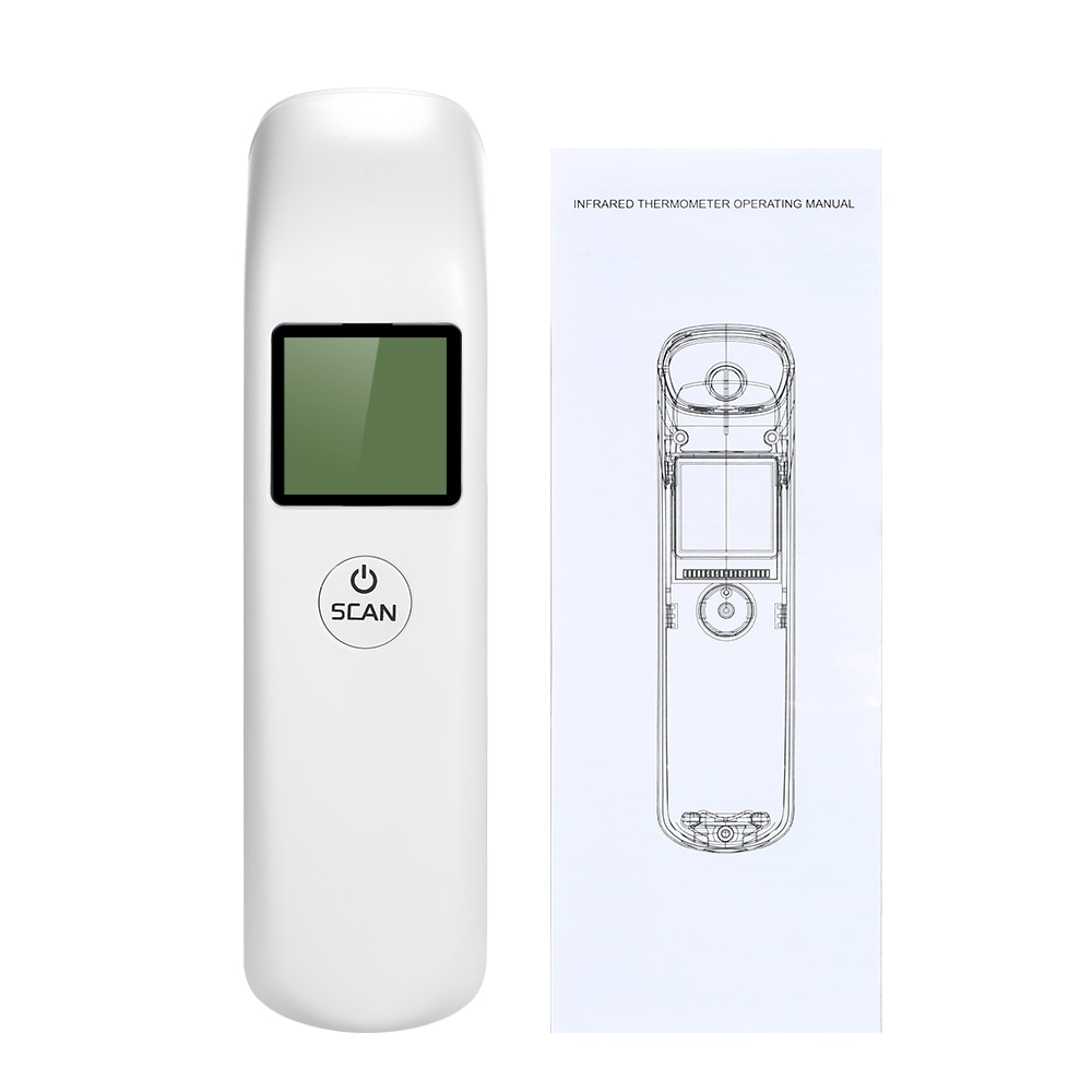 Infrarood Thermometer Voorhoofd Thermometer Non Contact Thermometers Lcd Display Hoge Precisie Handheld Temperatuur Meter