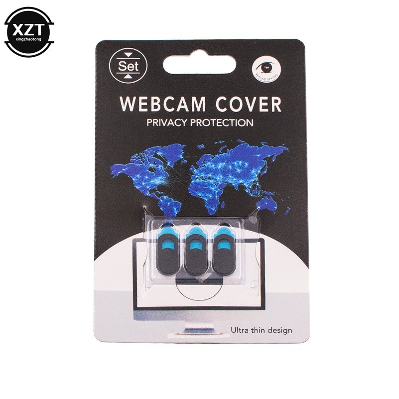 WebCam Cover otturatore magnete Slider copertura della fotocamera per Web Cam IPhone PC laptop lente per telefono cellulare adesivo per la Privacy alta qualità: Black